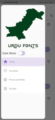 Urdu Fonts android App screenshot 0